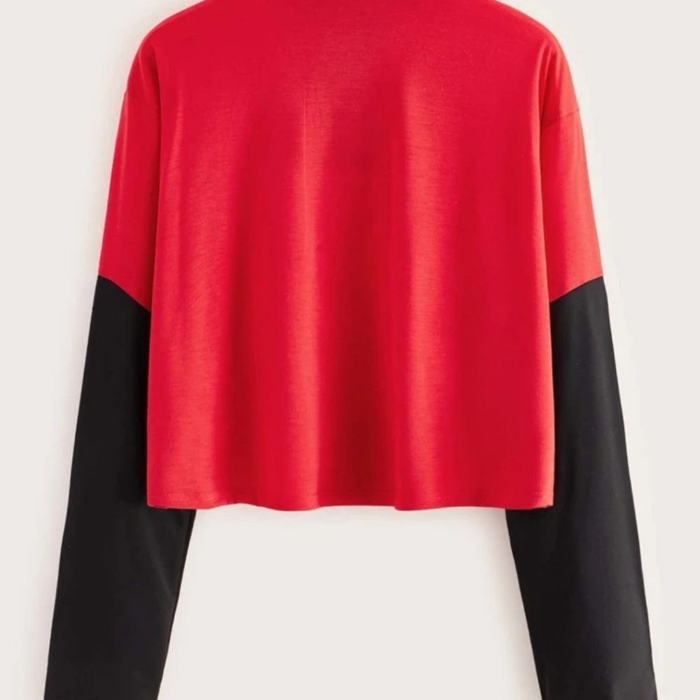 Collared crop top - Picture 2 of 2